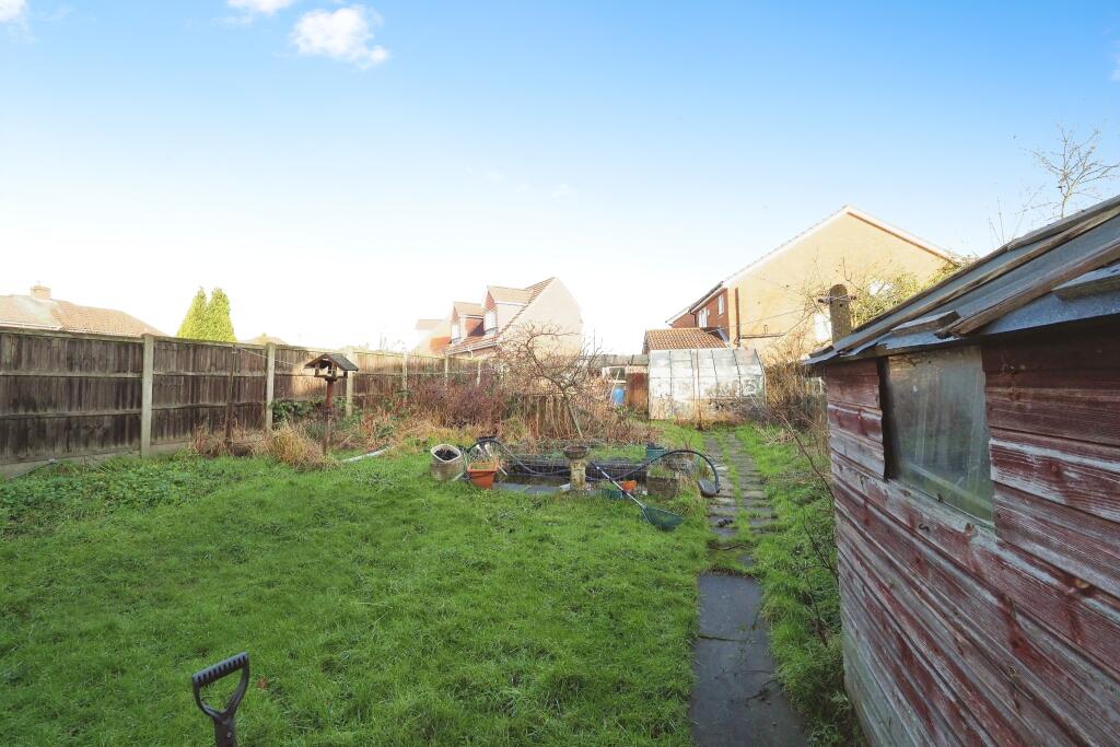 Generous rear garden - Private and not overlooked