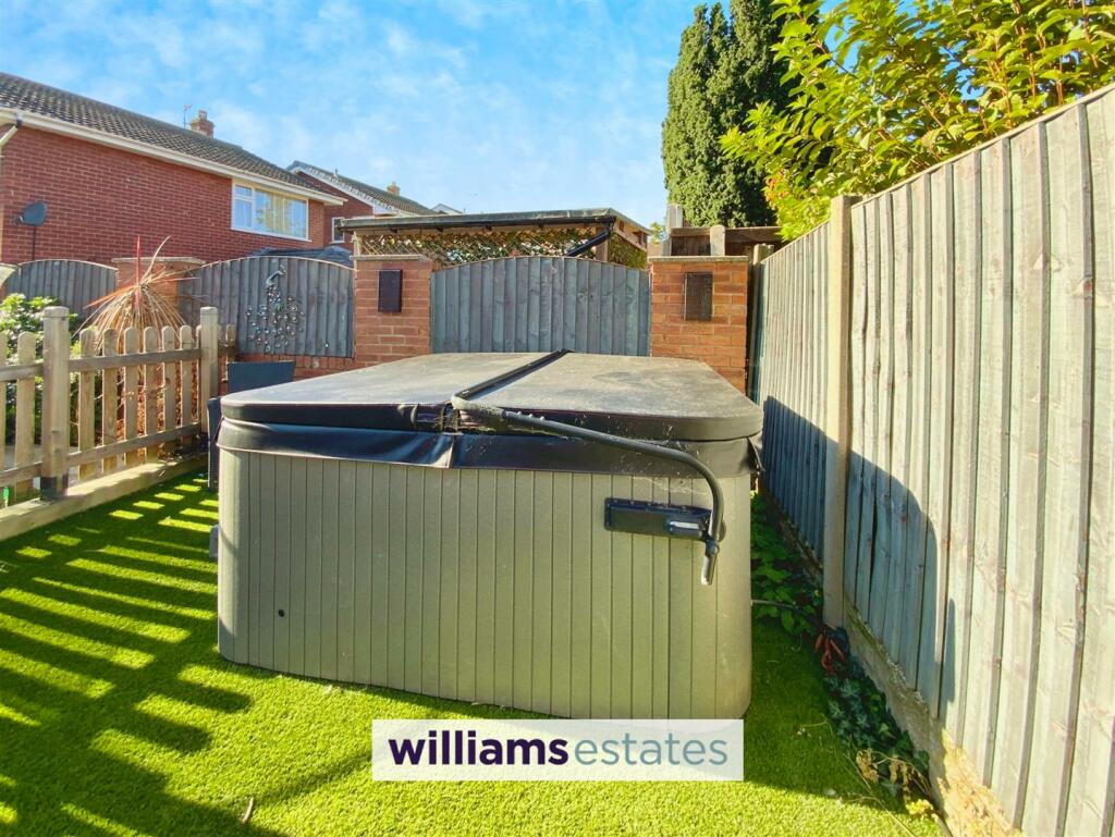 area suitable for a hot tub
