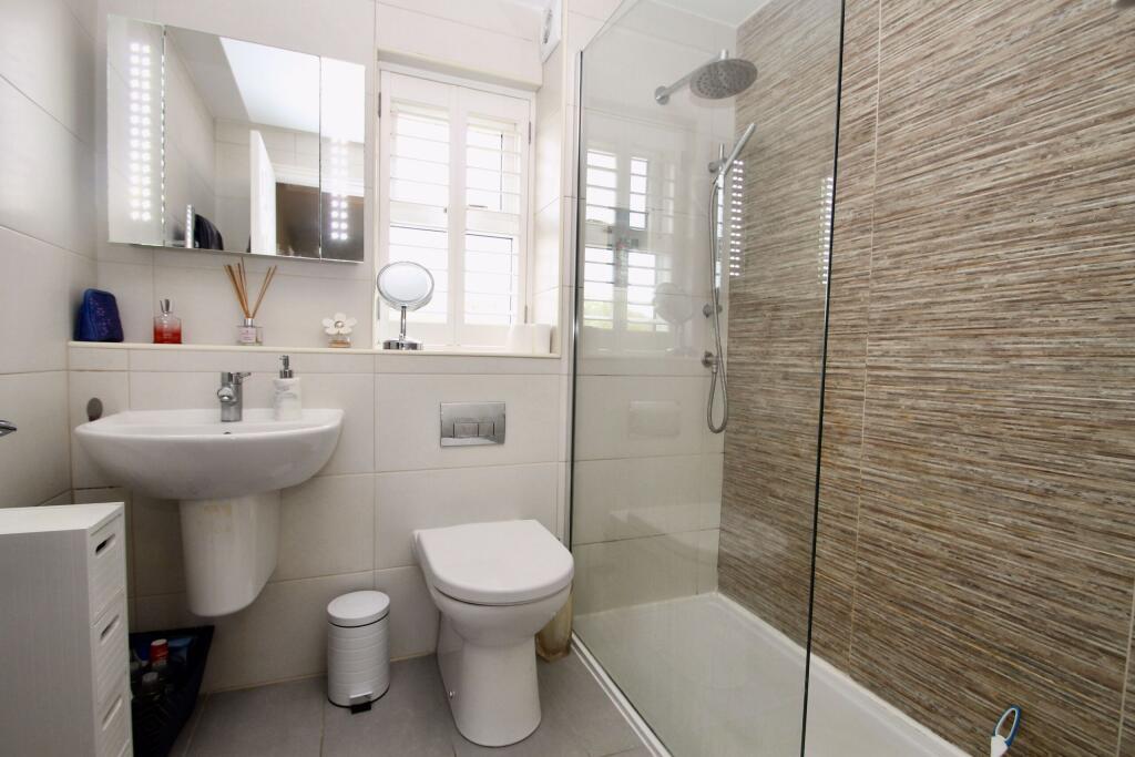 Bathroom with walk-in shower