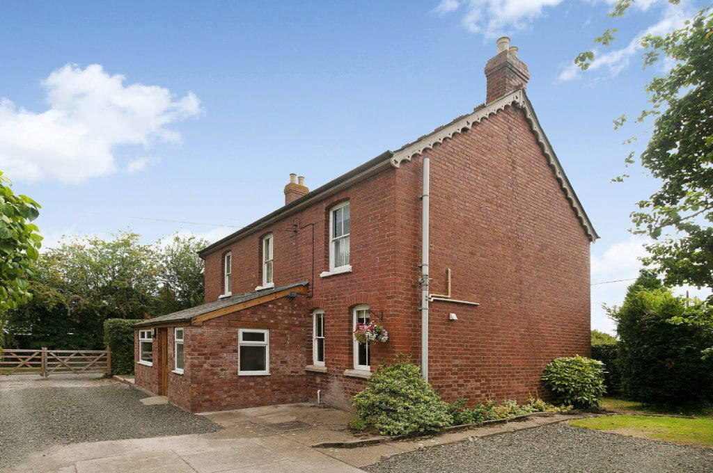 Summertime rear elevation