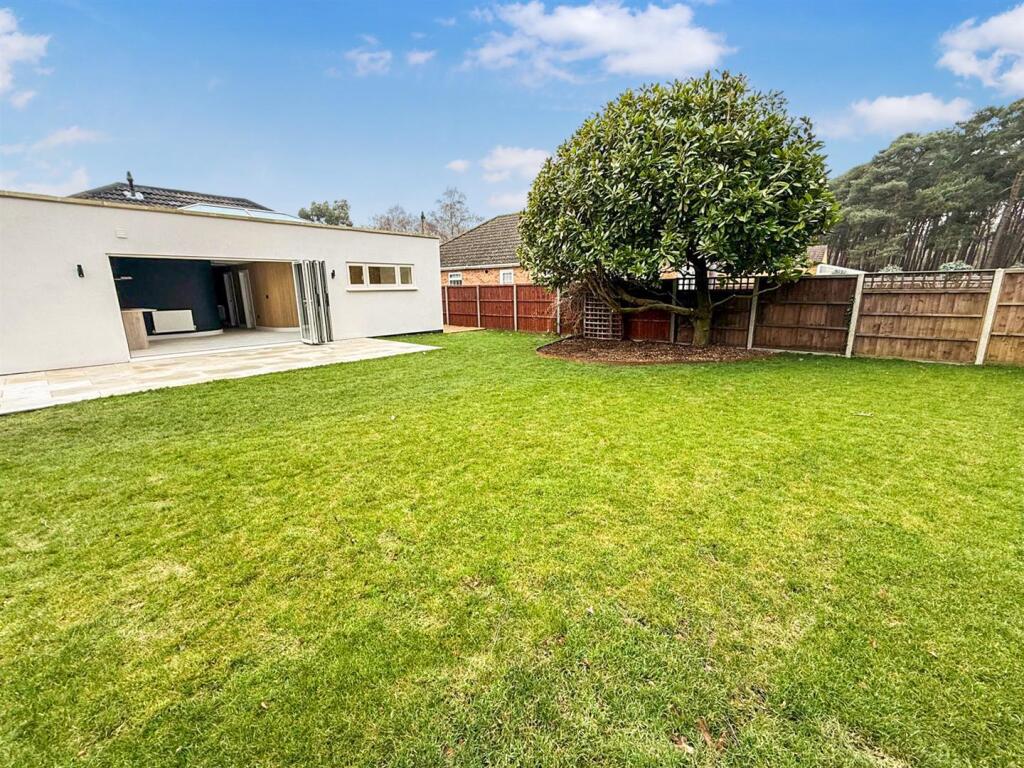 Rear of property