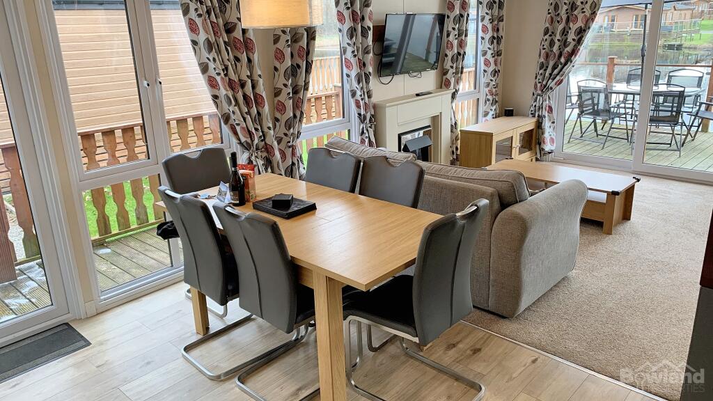 Light and airy dining area.