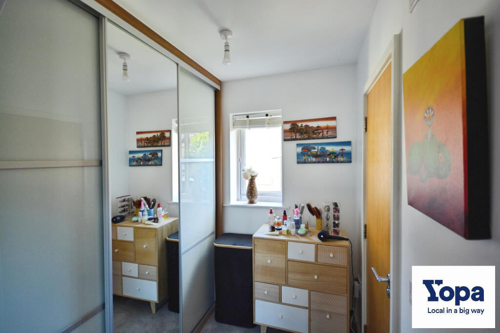 Bedroom one dressing area