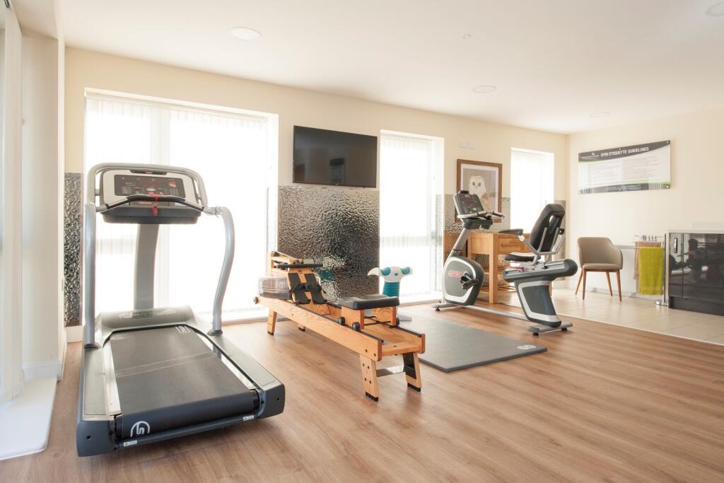 Private terrace gym