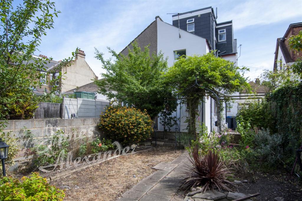 Rear of property