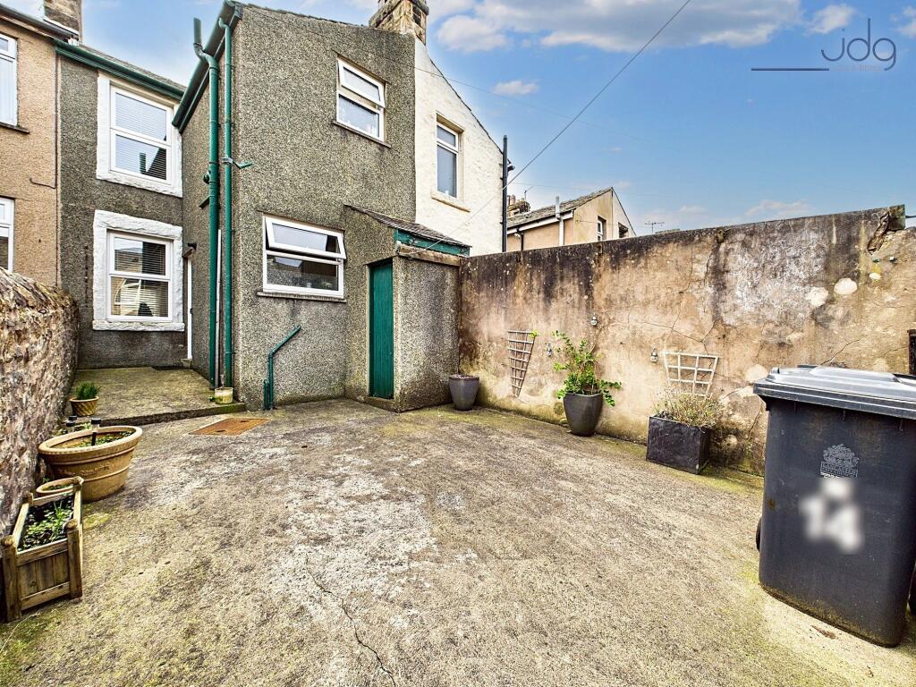 rear of the property