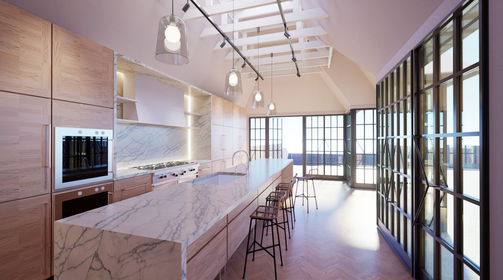 Proposed Kitchen (CGI Photos)