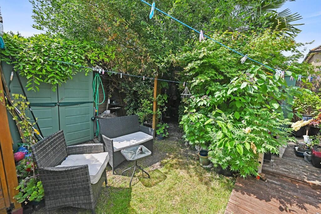 Private rear garden