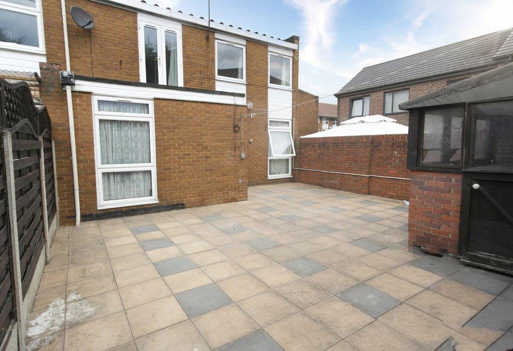 Rear of house