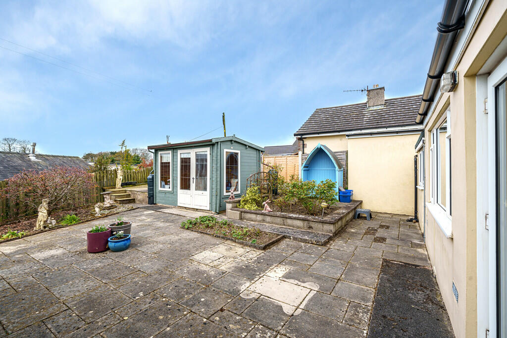 Rear south facing...