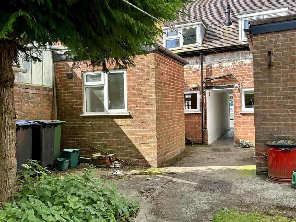 rear of property