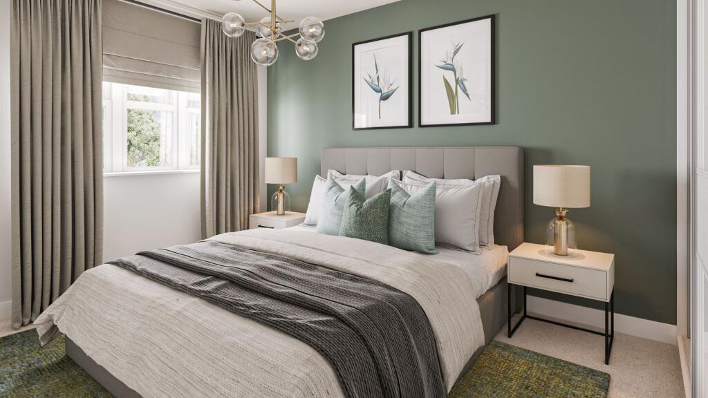 Example of bedroom at Church Mead