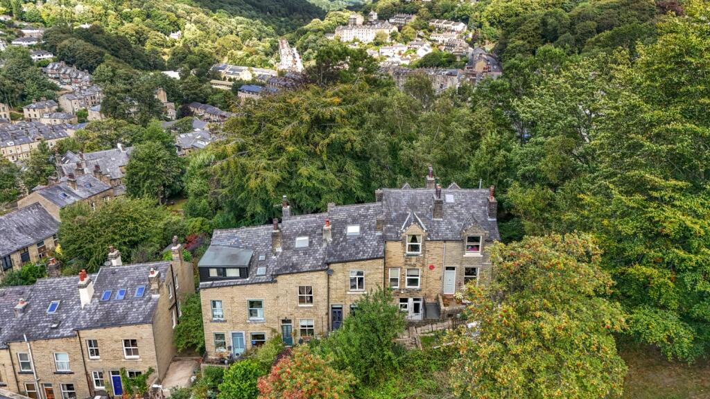 Aerial view of terrace