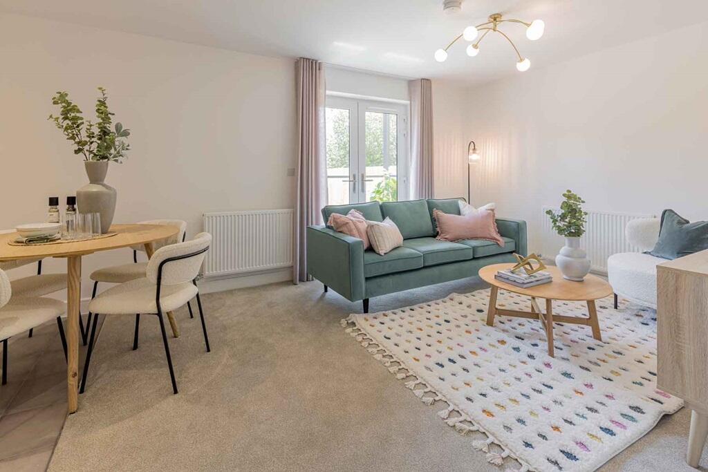 Light and bright living area