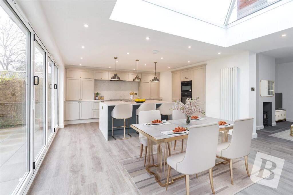 Staged Dining Area