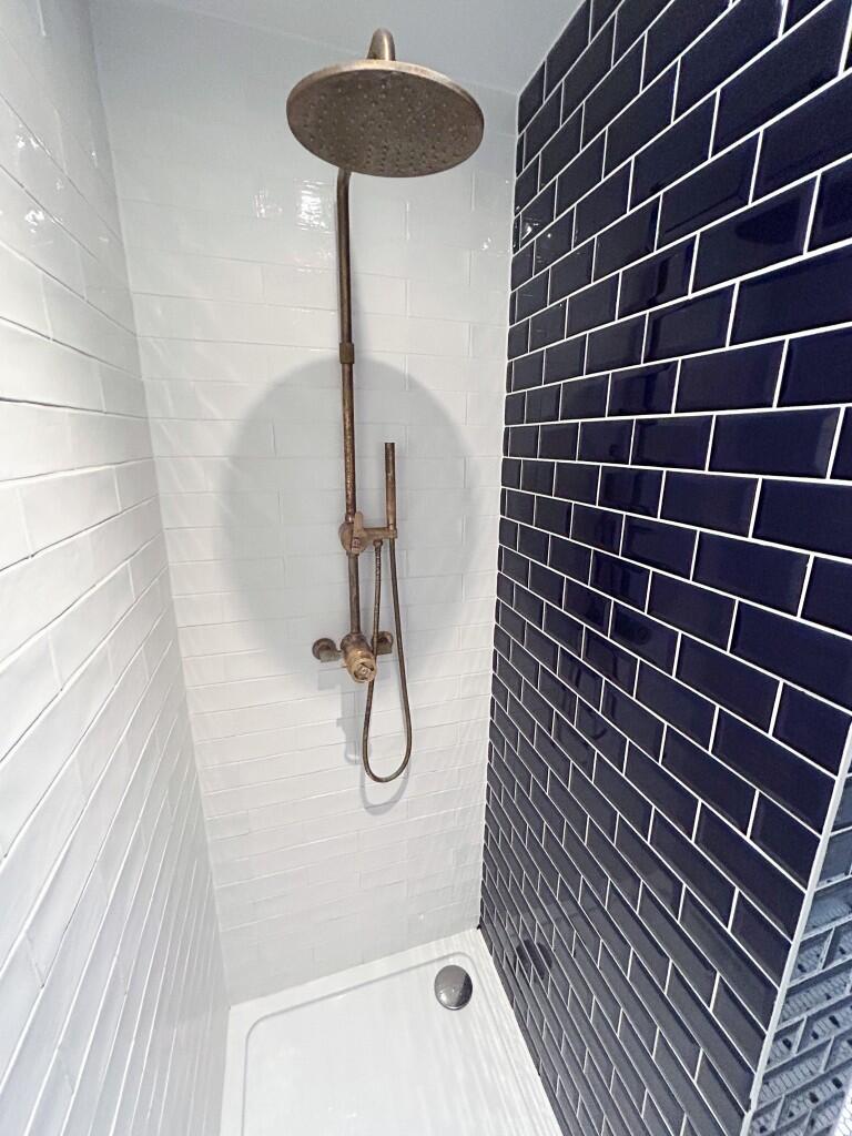 Shower on the left