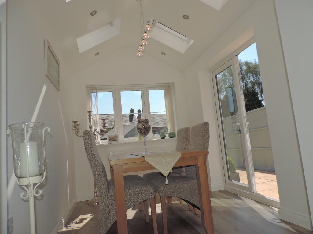 extended dining area
