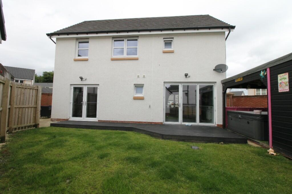 Rear of property