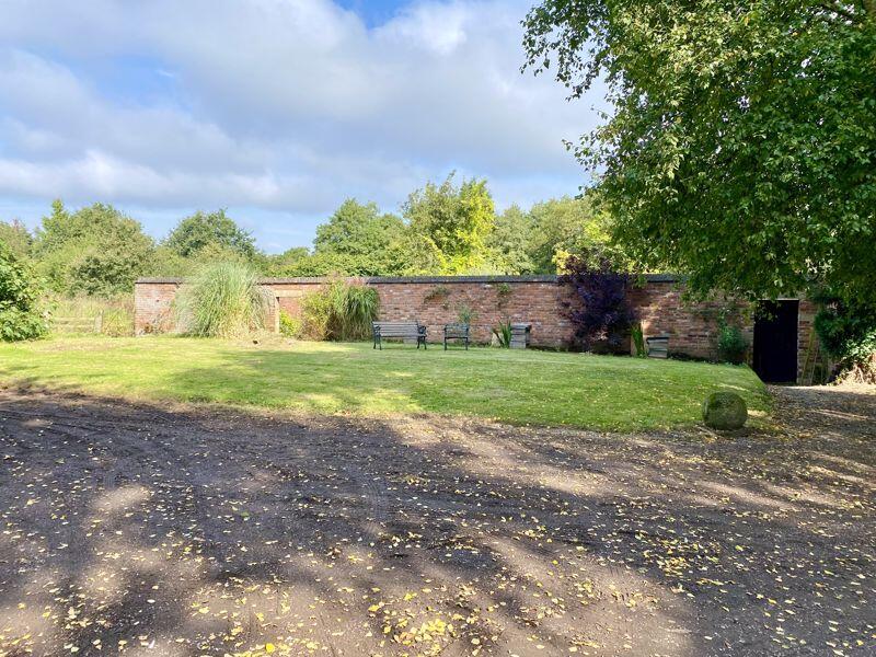 Views towards walled garden