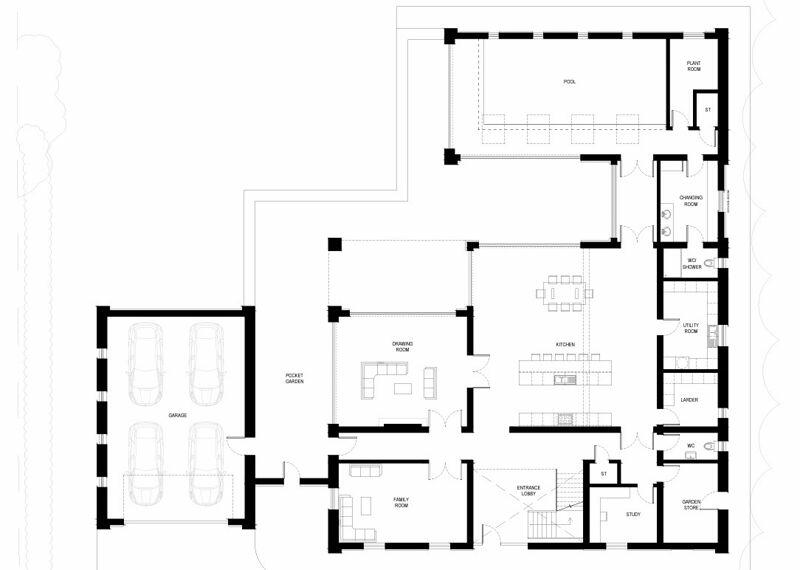 Proposed ground floor plan