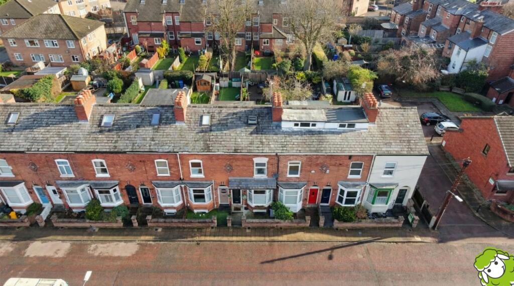 Somerset Place - Drone - Elevated Showing Rear Gar