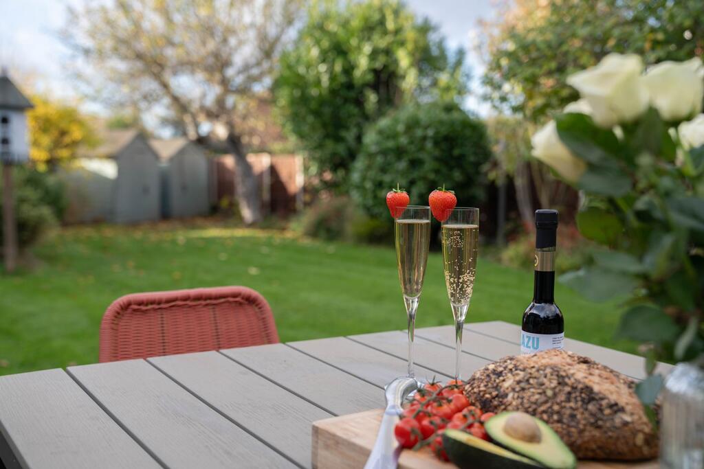 Large secure rear garden