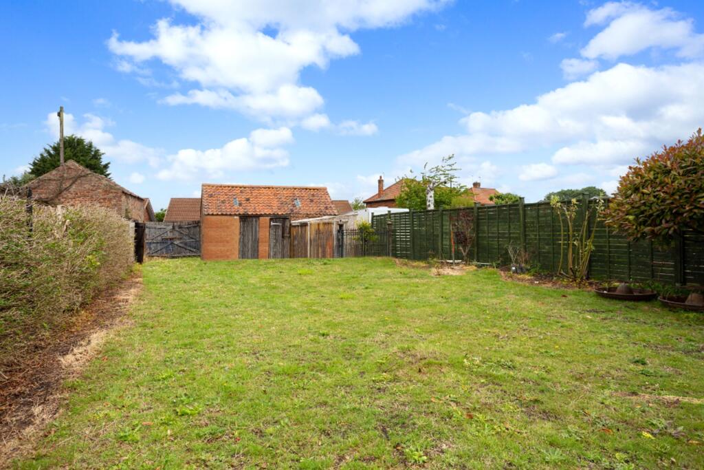Garden cleared using photo editing