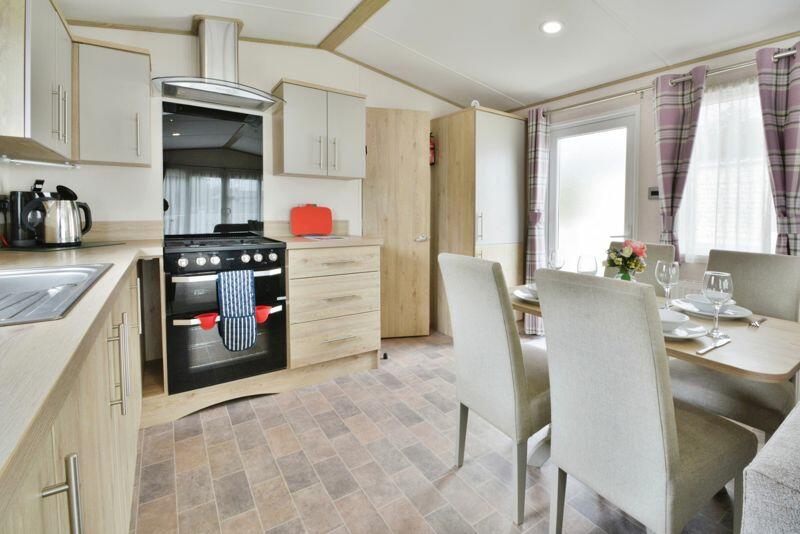 Kitchen and dining area