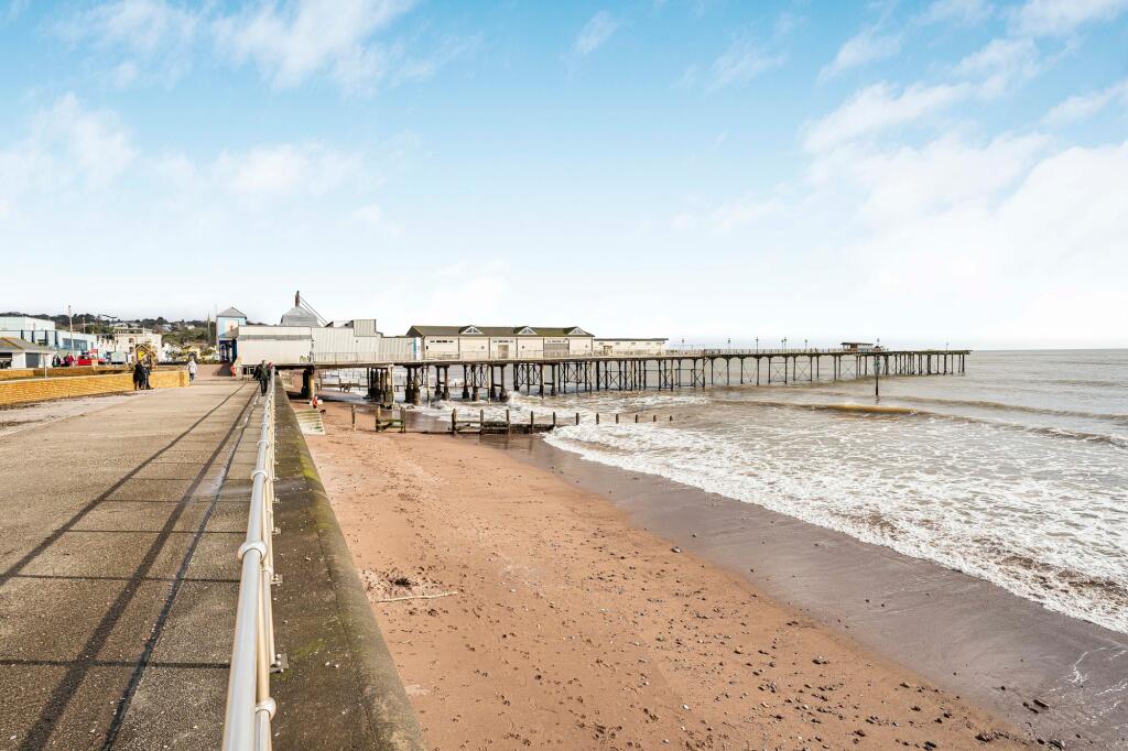 Teignmouth beach close by