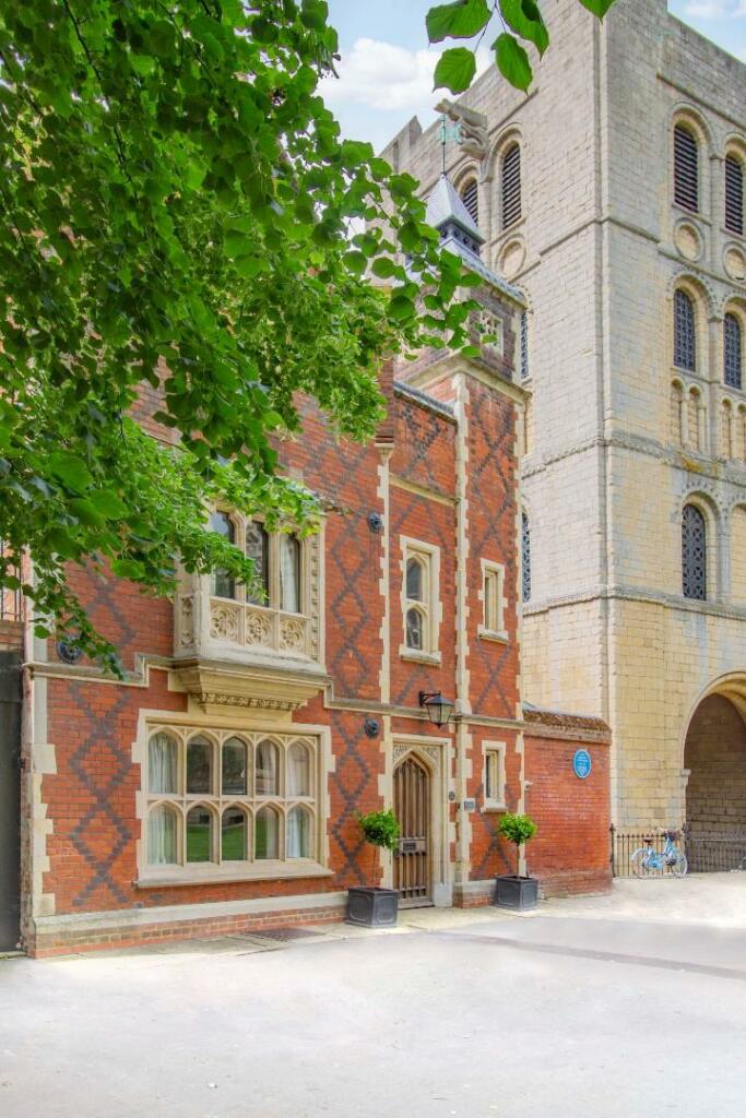 Norman Tower Cottage [Front Elevation with Norman 