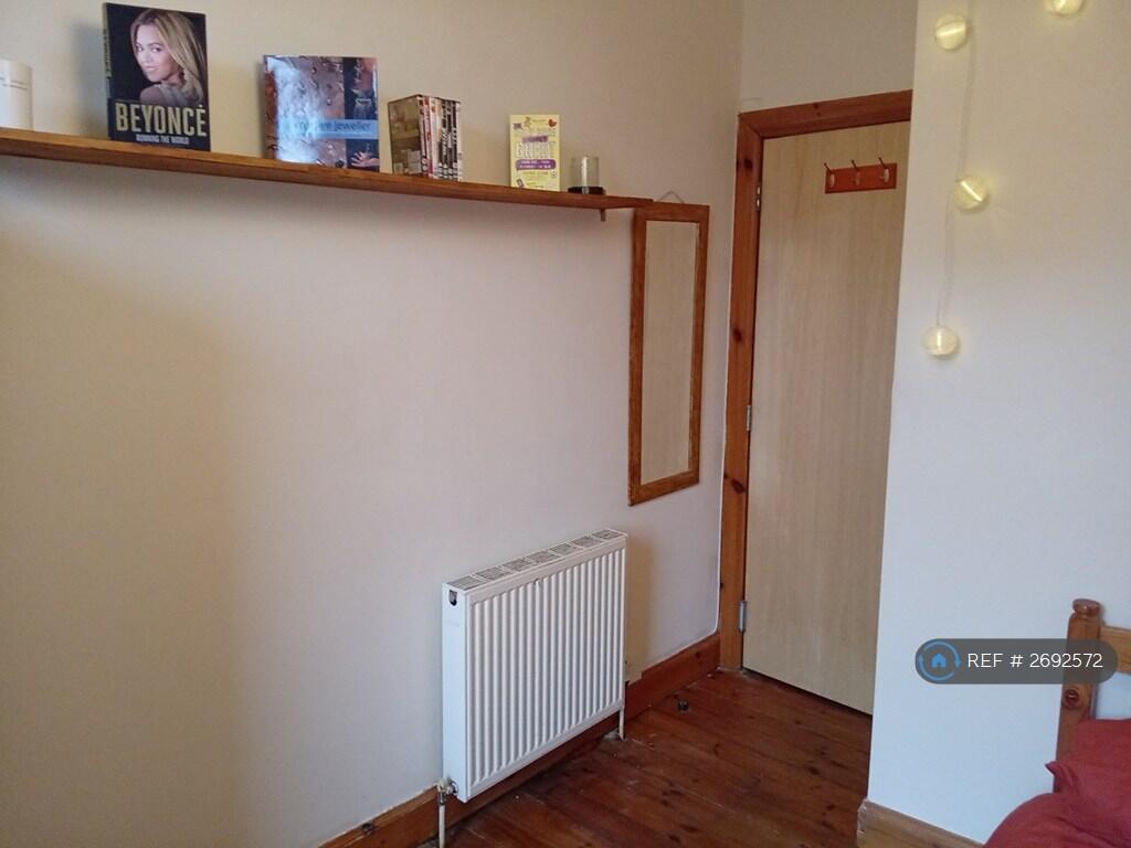 Double Bed And Hall Door Closed