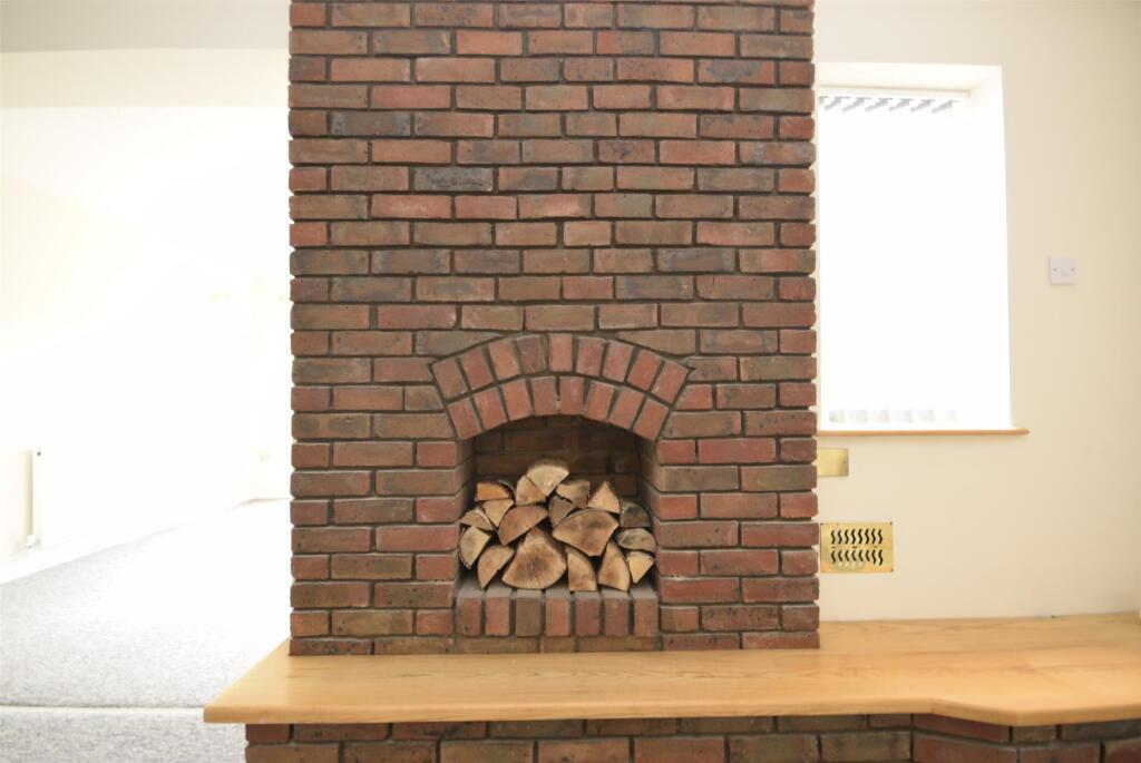 Feature fireplace