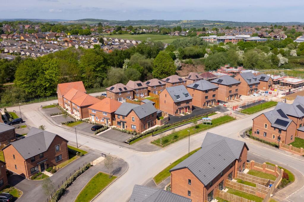 Drone Image of The Spires Chesterfield