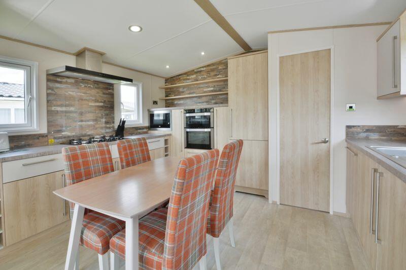 Dining area and kitchen