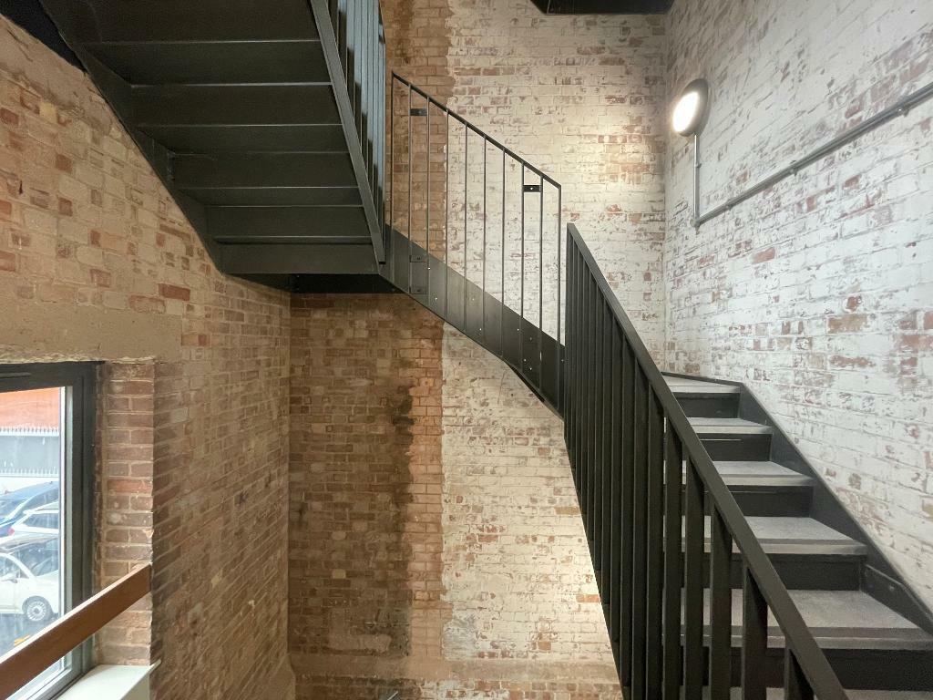 Stairs to apartment, keep you fit!