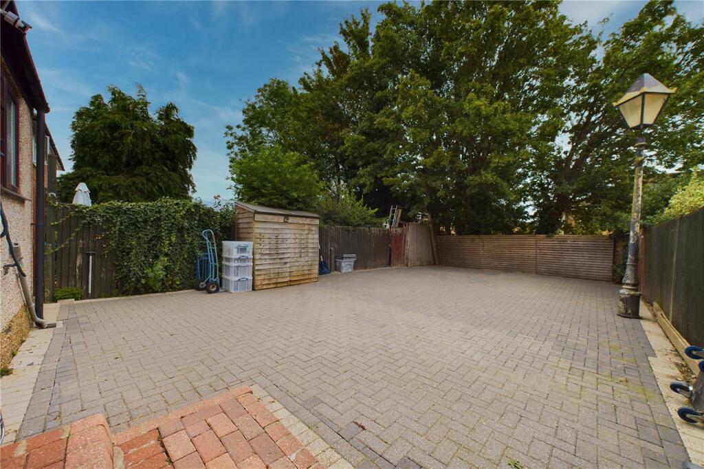 Rear garden