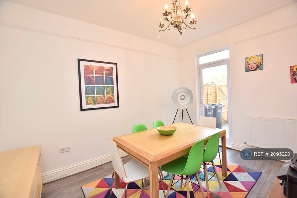 Colourful, Fun Separate Dining Room