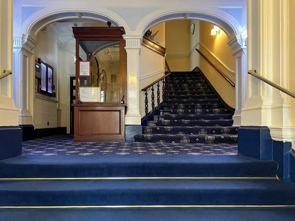 Communal entrance...