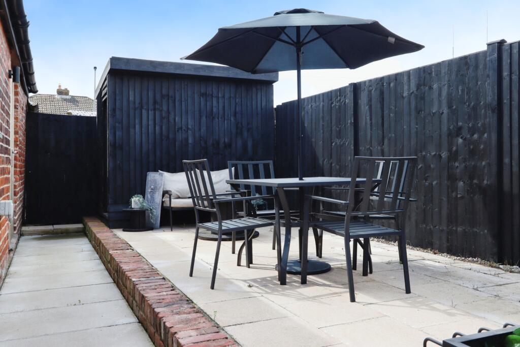 Patio Area &amp; Store Shed