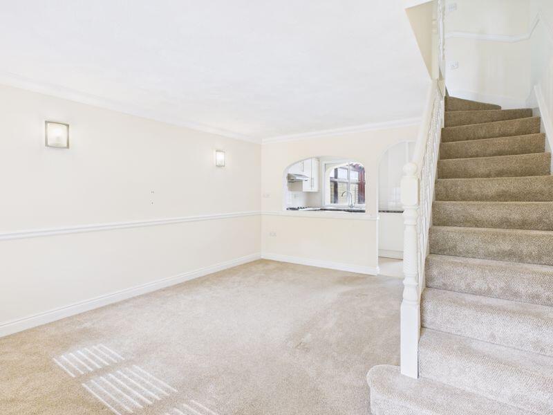 Living Room with stairs