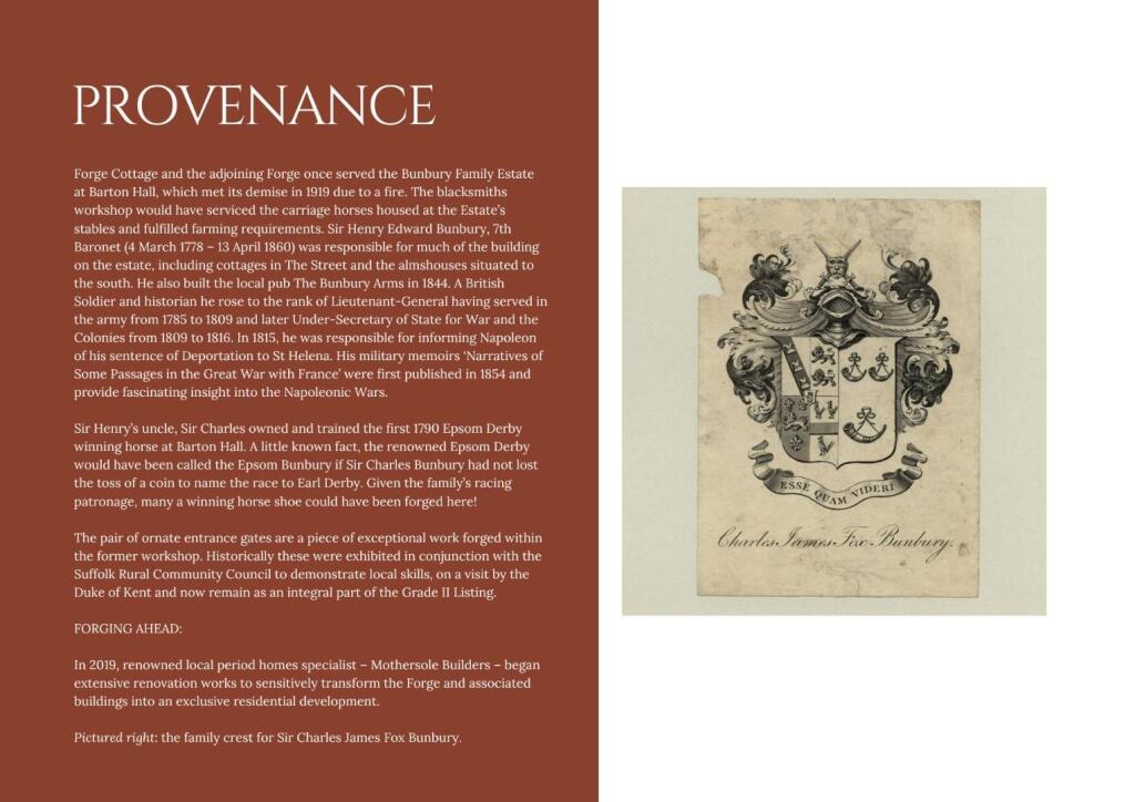 Forge Cottage, Great Barton [Provenance] WHATLEY L