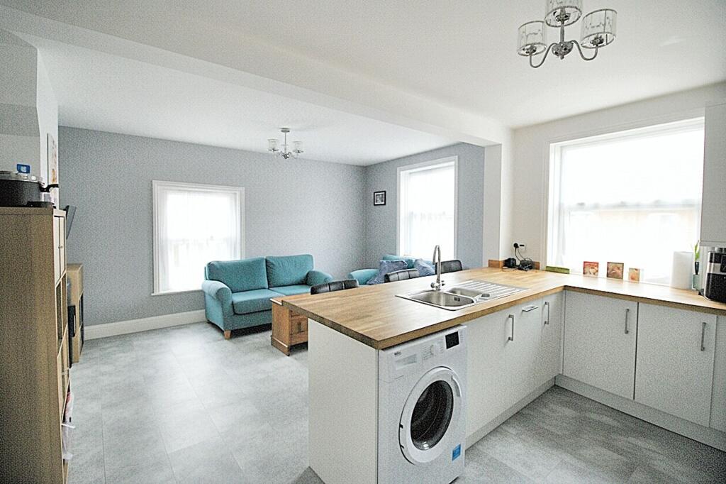 Open Planned Living Space and Kitchen