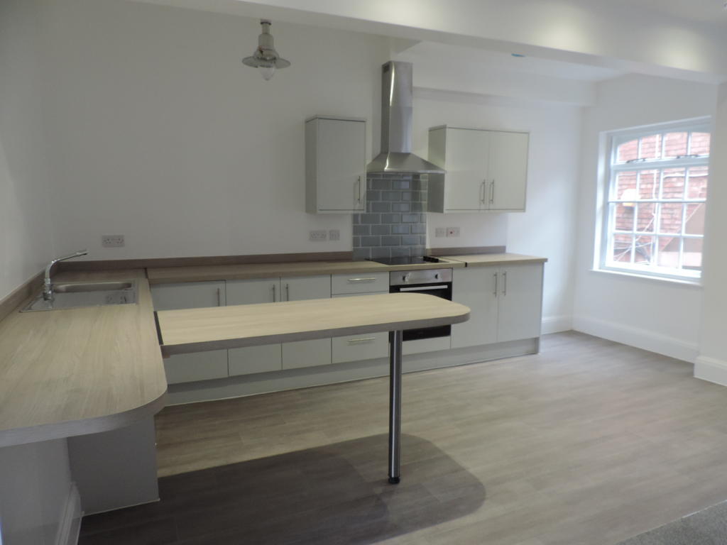 Large open plan kitchen