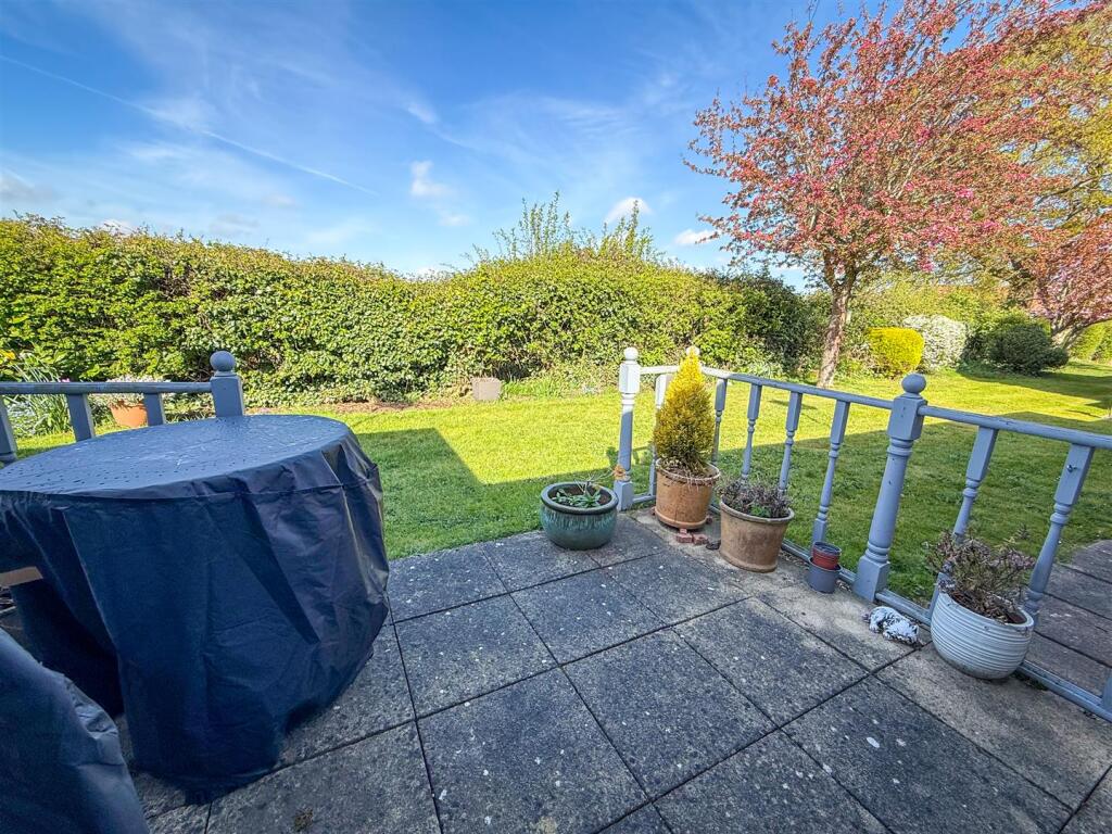 OUTSIDE - PRIVATE REAR PATIO