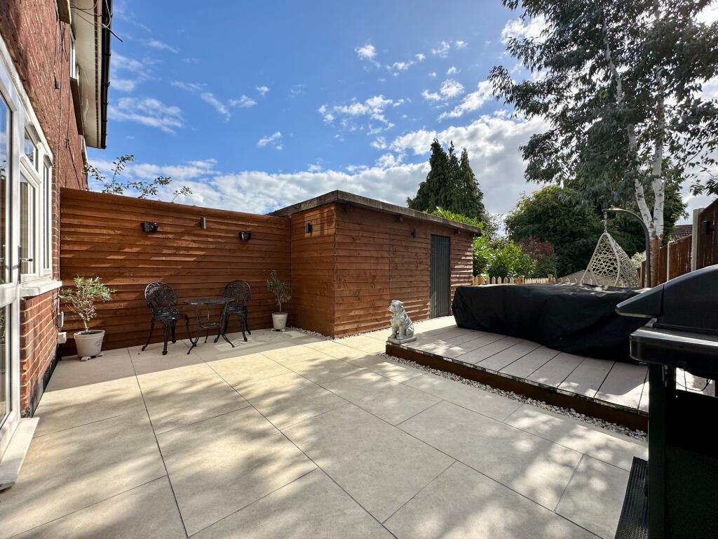 Patio seating area