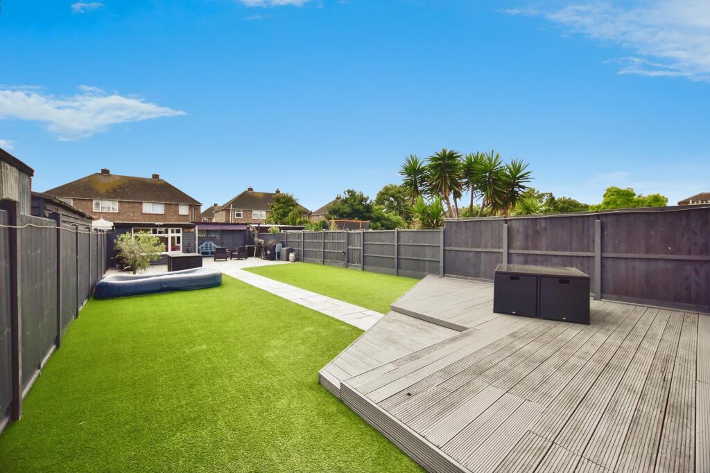 Private Rear Garden With Back Property View