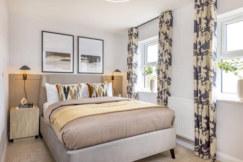 Bedroom in the Wilford 2 bedroom home