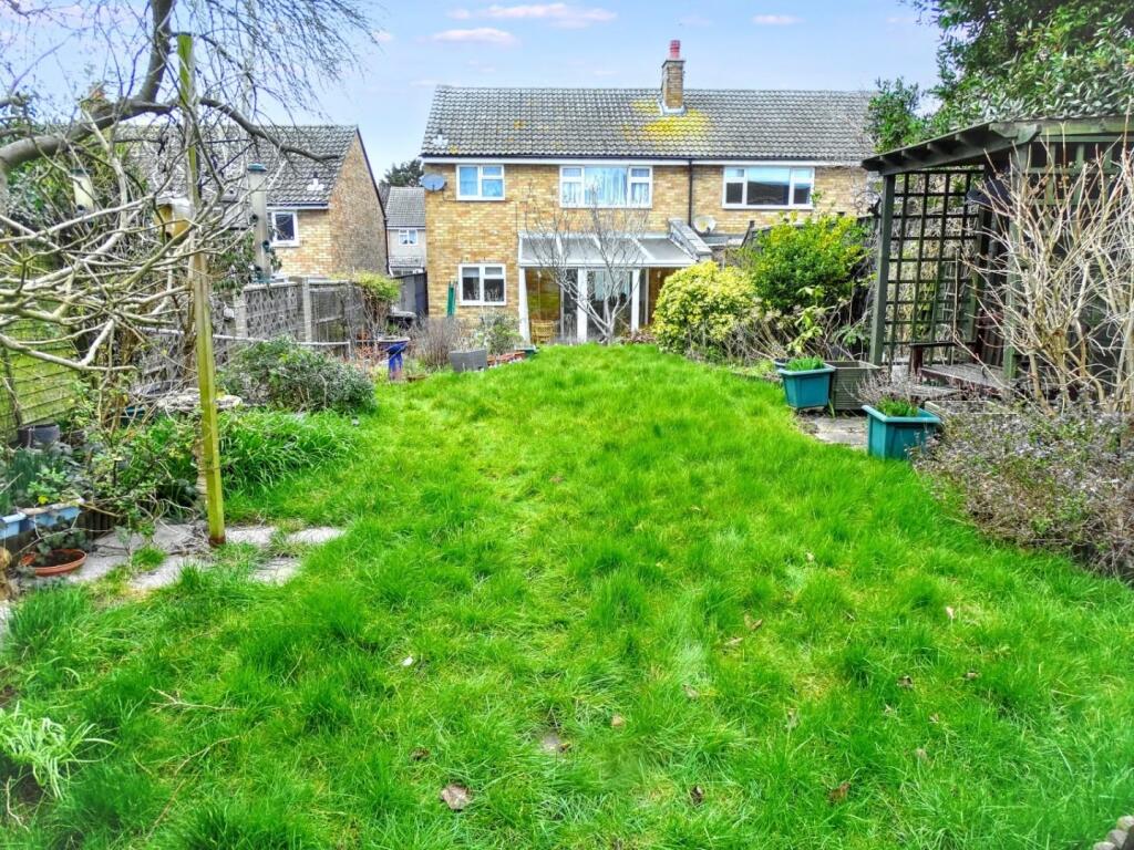 VIEW TO REAR ELEVATION FROM LOWER GARDEN AREA