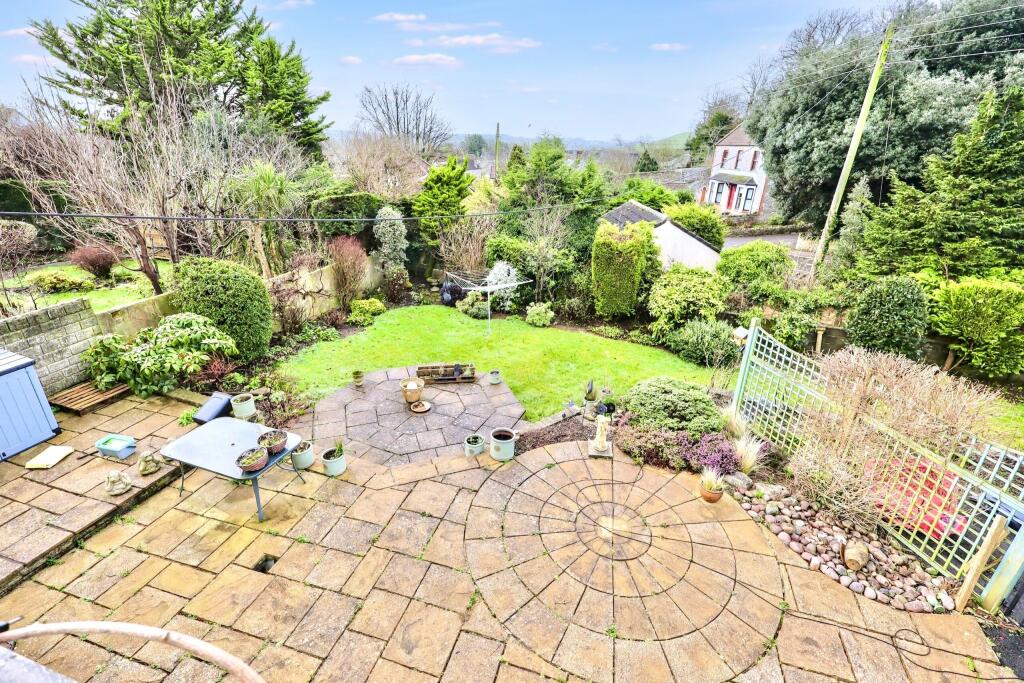 Garden and patio