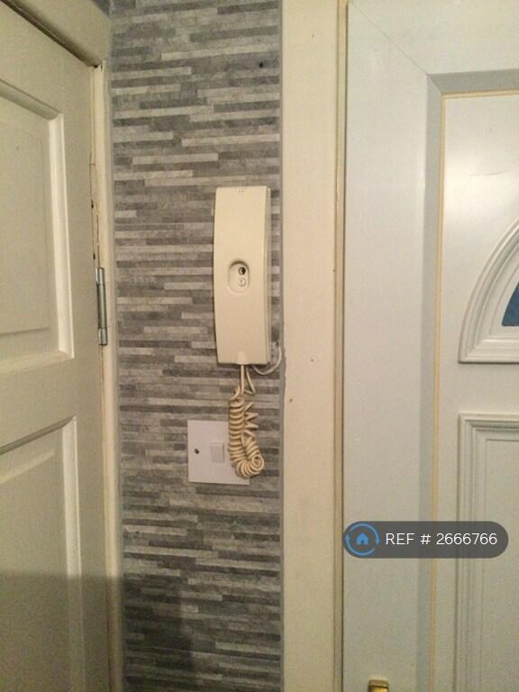 Inside Flat Hallway With Security Buzzer 